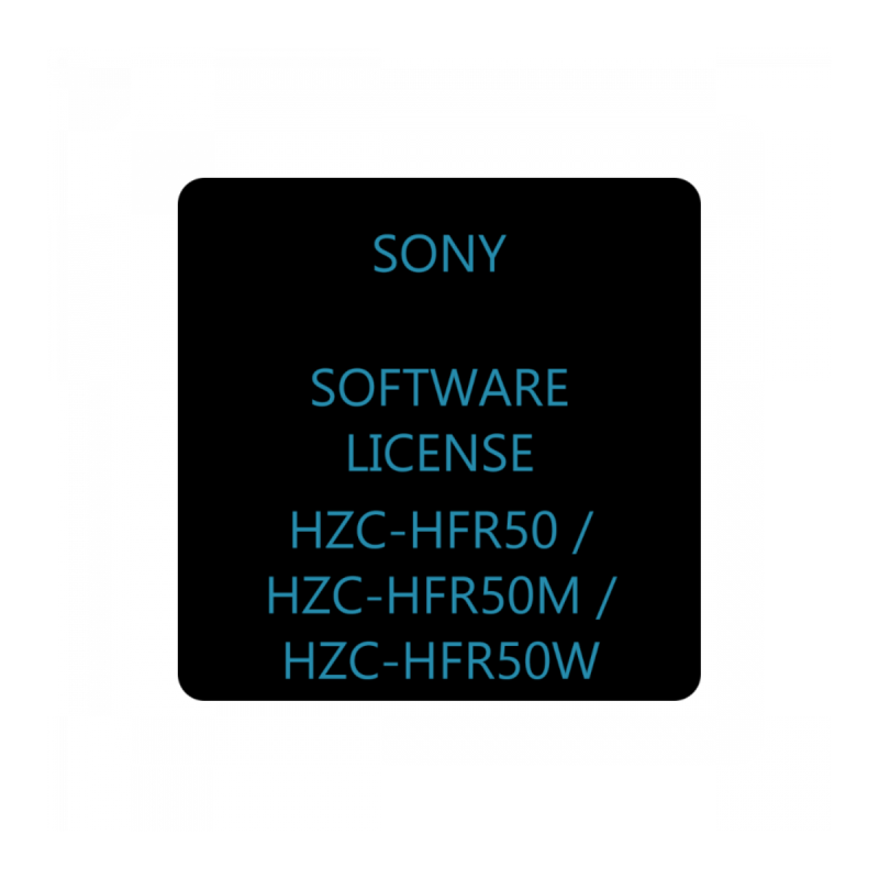 Sony 30 days High Frame Rate License for HDC-5500 and HDC-P50