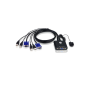 ATEN - CS22U - Switch KVM câble VGA USB - 2 ports