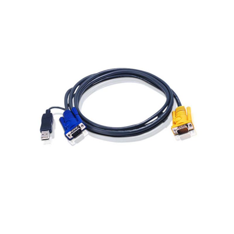 ATEN USB/VGA KVM Cable with 3 in 1 SPHD 3m