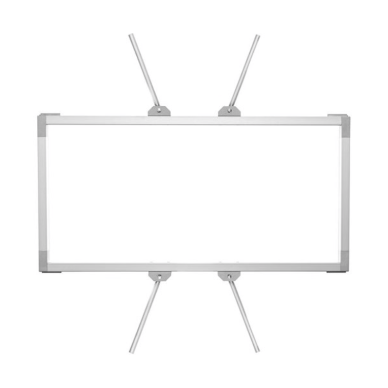 Velvet Rectangular Rabbit Ears aluminum frame for 2x1 panels