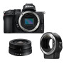Nikon Z50 Hybride APS-C + Objectif 16-50 DX + Bague d\'adaptation FTZ