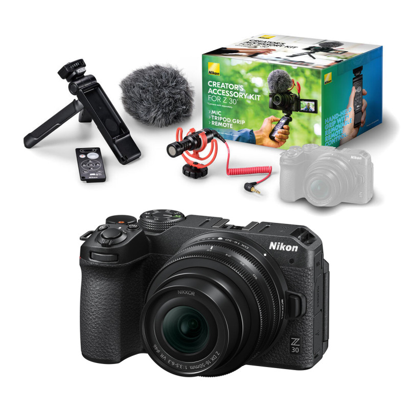 Nikon Z30 + Objectif 16-50mm + Trépied Smallrig + Télécommande ML-l7