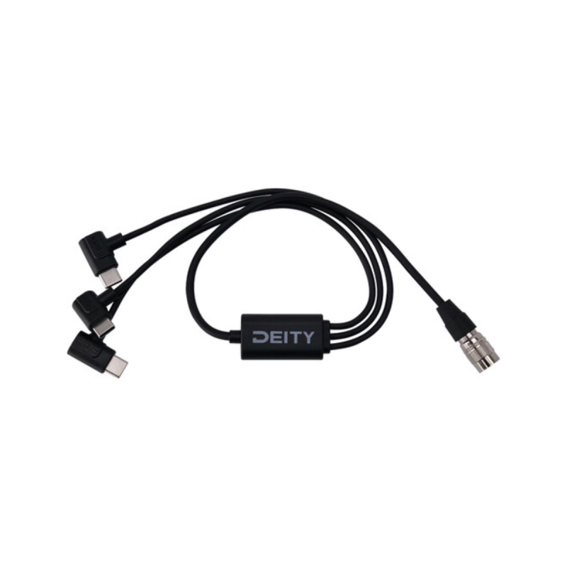 Deity 4-Pin Hirose to Triple USB-C