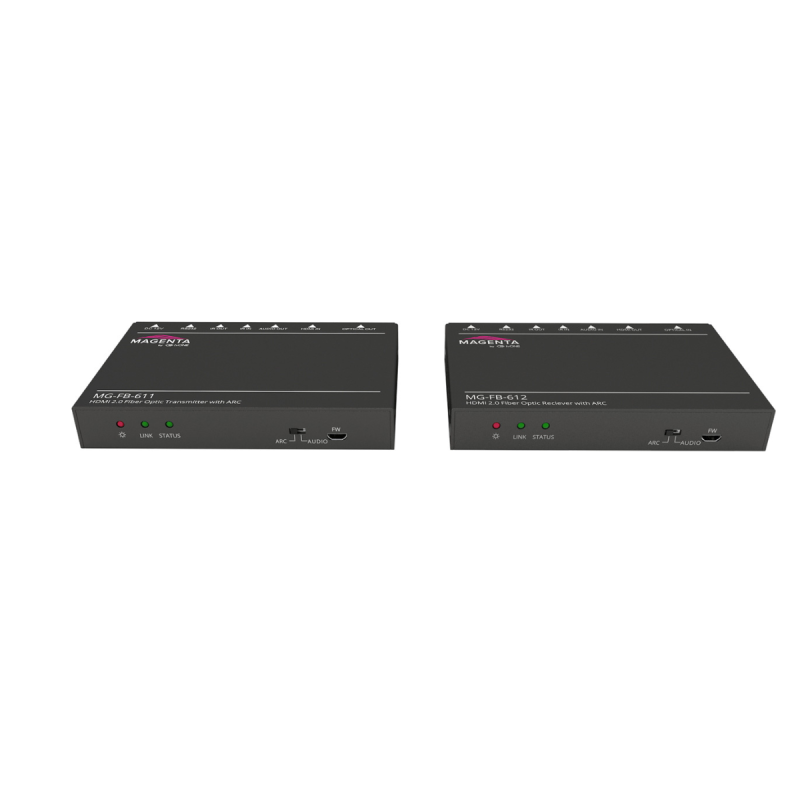 TVONE Kit émetteur/récepteur extension fibre HDMI 2.0 4k60 4:4:4 300m