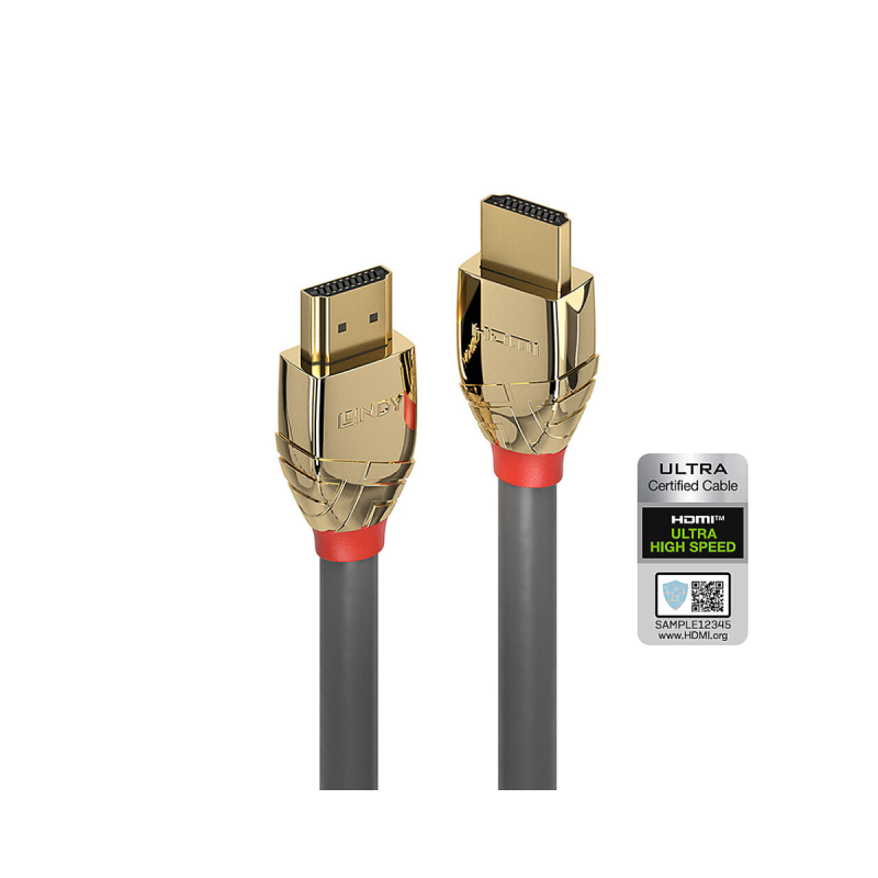 Lindy Câble HDMI Ultra High Speed Gold Line, 3m