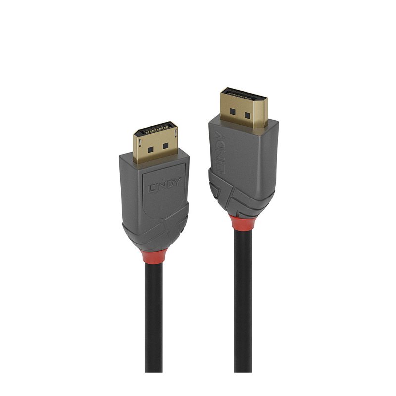Lindy Câble DisplayPort 1.4, Anthra Line, 0.5m