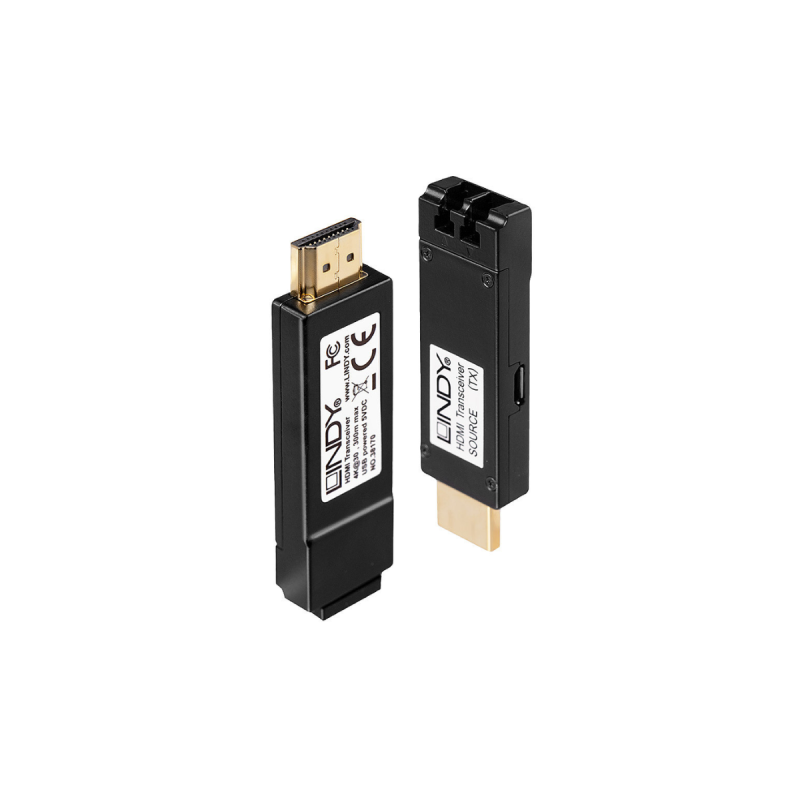 Lindy Extender HDMI 10.2G sur fibre optique, 300m