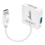 Lindy Convertisseur Actif DisplayPort 1.2 vers HDMI, DVI & VGA