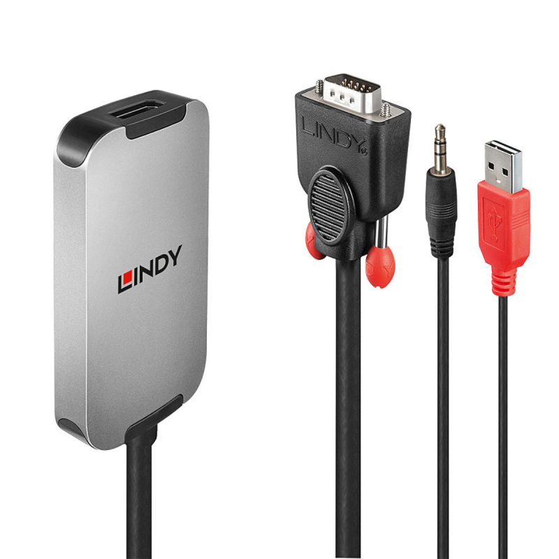 Lindy Convertisseur VGA vers DisplayPort 1.2