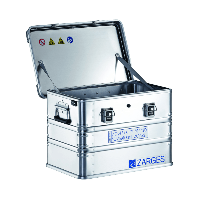Zarges valise k470 550 x 350 x 380 ip 65 sans mousse