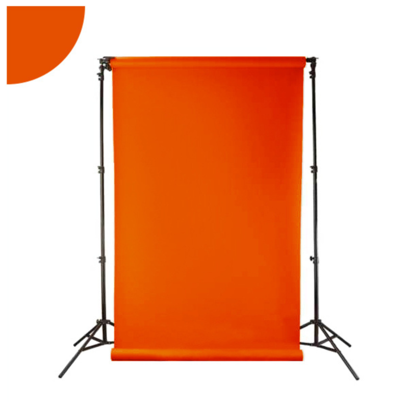 BD Rouleau fond papier  1,36 x 11 m FIRE ORANGE