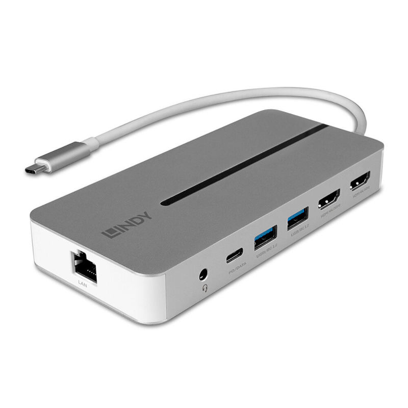 Lindy Mini Docking Station USB-C pour Laptop/MacBook