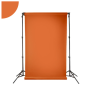 BD Rouleau fond papier  1,36 x 11 m TANGERINE