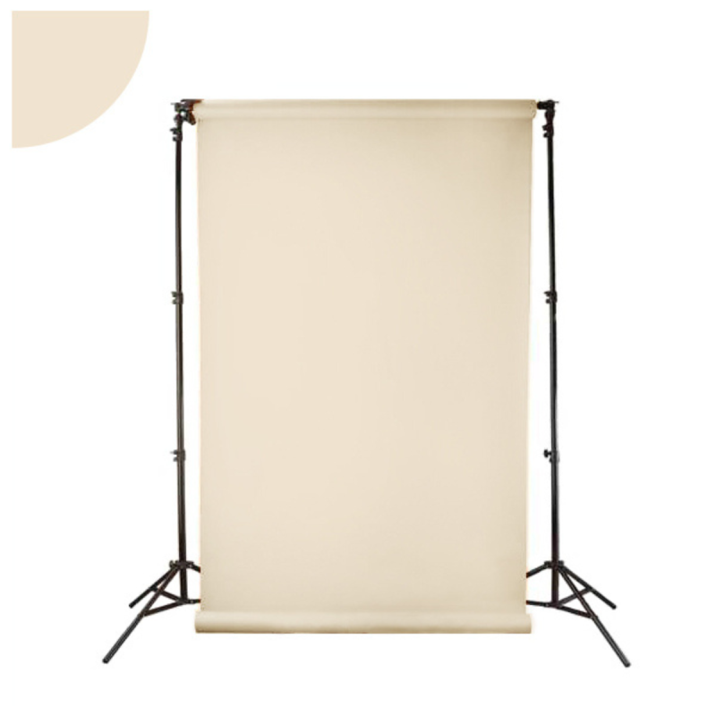 BD Rouleau fond papier  1,36 x 11 m CREME