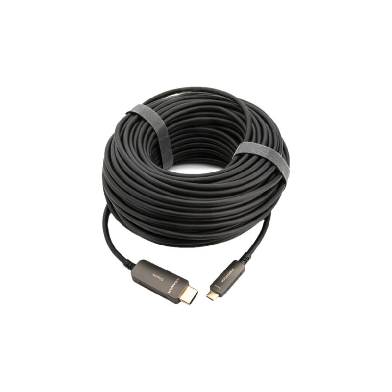 Kramer Active Optical plenum rated USB C to HDMI Cable -50ft