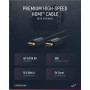 Clicktronic Cable HDMI 4K Premium 0.5m