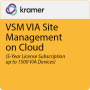 Kramer VSM on Cloud 5Y License Subscription up to 1500 VIA devices
