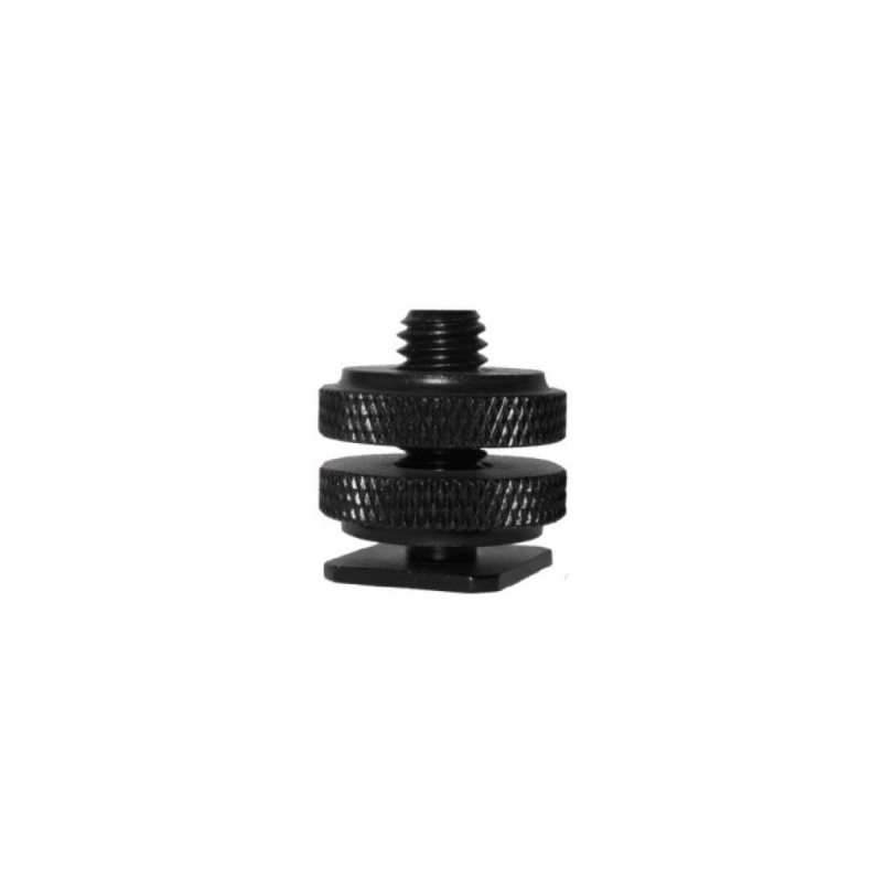 E-Image 3/8" screw to hot shoe adapter