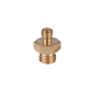 E-Image 1/4" to 3/8" double stud screw adapter Brass