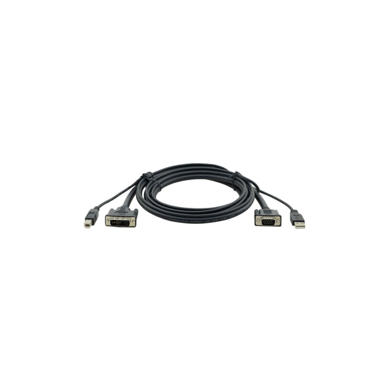 Kramer KVM Cable DVI-D Dual-Link and USB (A-B)-3ft
