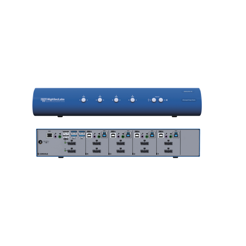 Kramer 4-Port DisplayPort to HDMI Video Dual-Head KVM Switch w/sUSB