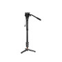 E-Image Aluminum Tripod with 610FH Fluid Head