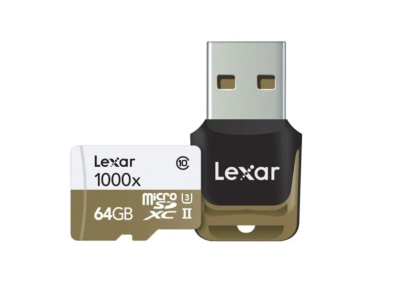 FV LEXAR Micro SD SDXC 64GB 1000x Professional UHS-II (U3) Cl10