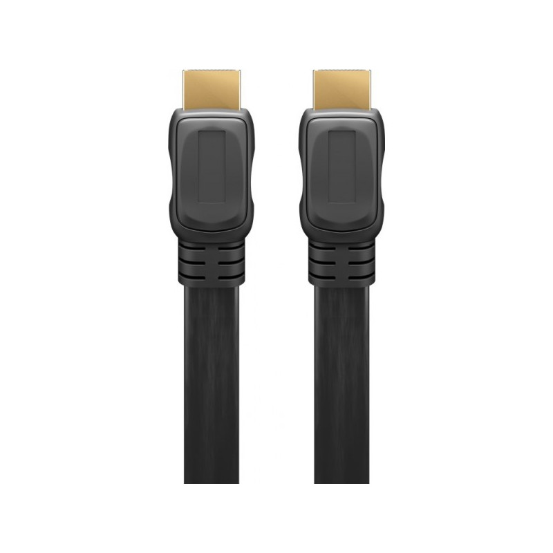 Goobay Cable HDMI Slim résolution jusqu'à 4K @ 60 Hz 1m