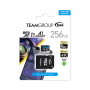 Team Group ELITE A1 V30 Micro SDXC Avec adaptateur 256Go