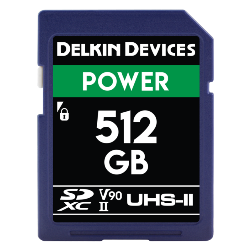 Delkin POWER UHS-II (V90) SD V90 512GB