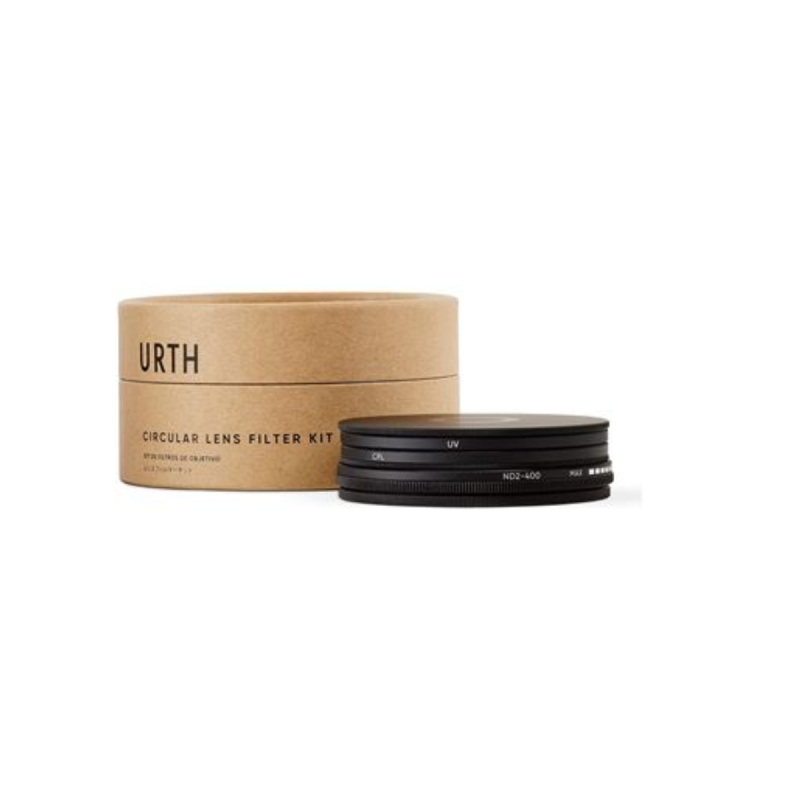 Urth 37mm UV, Circular Polarizing (CPL), ND2-400 Lens Filter Kit