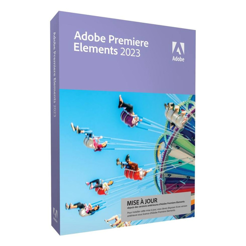 Adobe Premiere Elements 2023 Mise à jour (version boite) FR