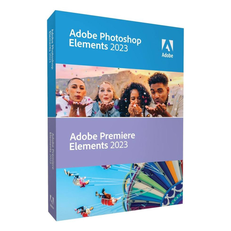 Adobe Photoshop & Premiere Elements 2023 (version boite) FR