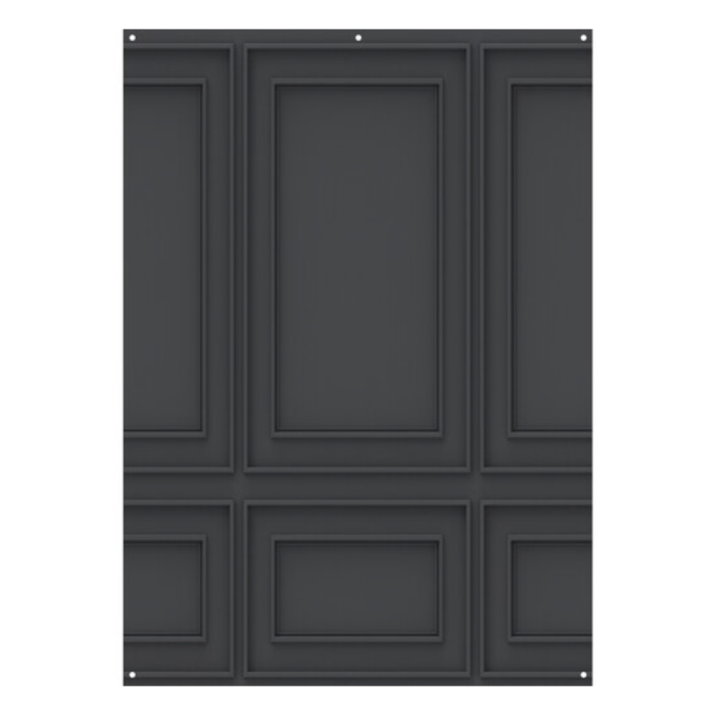 WESTCOTT X-Drop Fond Toile - Dark Wall Molding - 1.50 x 2.10 m