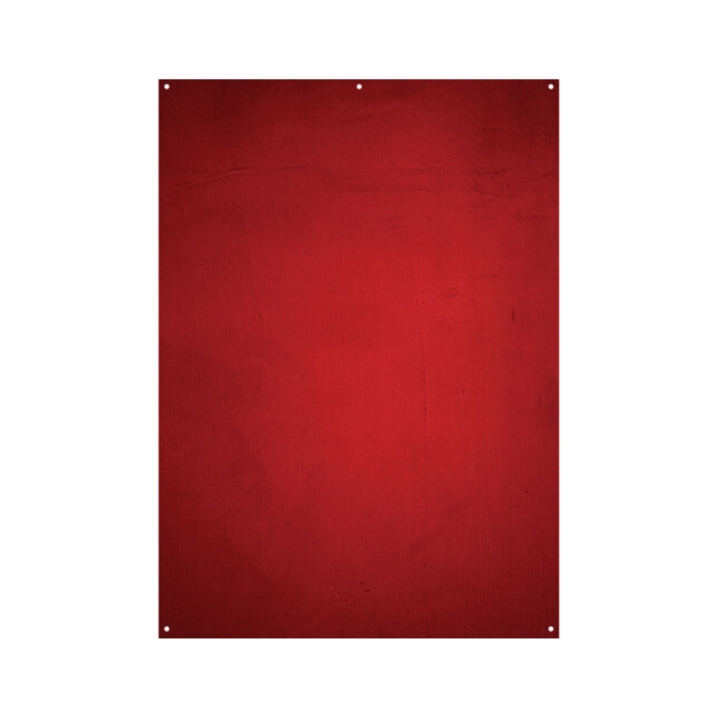 WESTCOTT X-Drop Fond Tissu - Aged Red Wall - 1,50 x 2,10 m