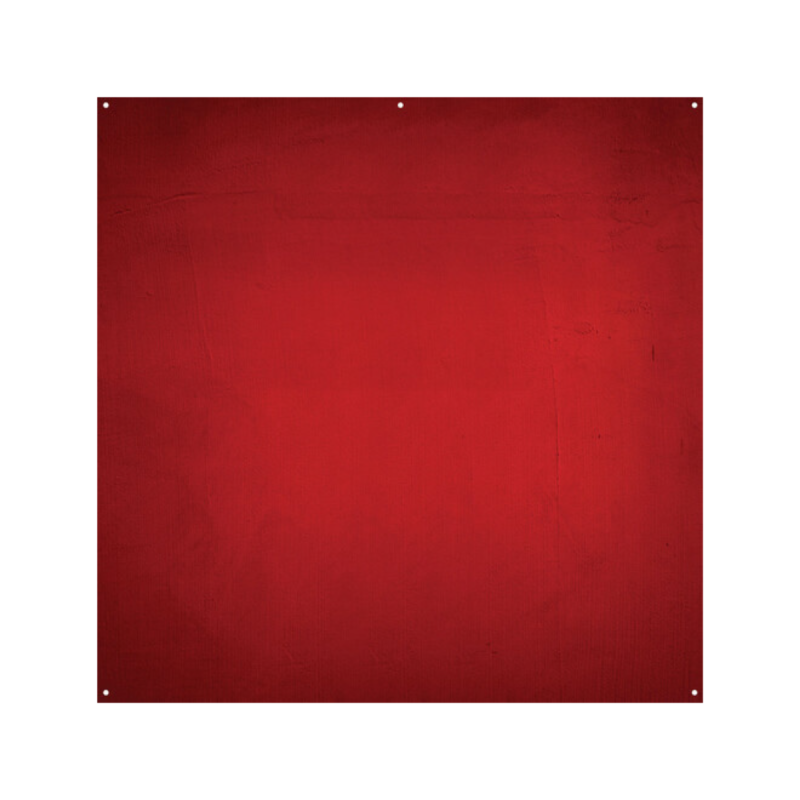 WESTCOTT X-Drop Pro Fond Tissu - Aged Red Wall - 2,40 x 2,40 m