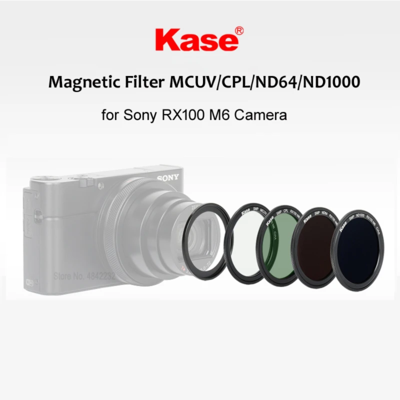 Kase Filtres magnétiques pour Sony RX100 filtre ND Variable 6-9 stop