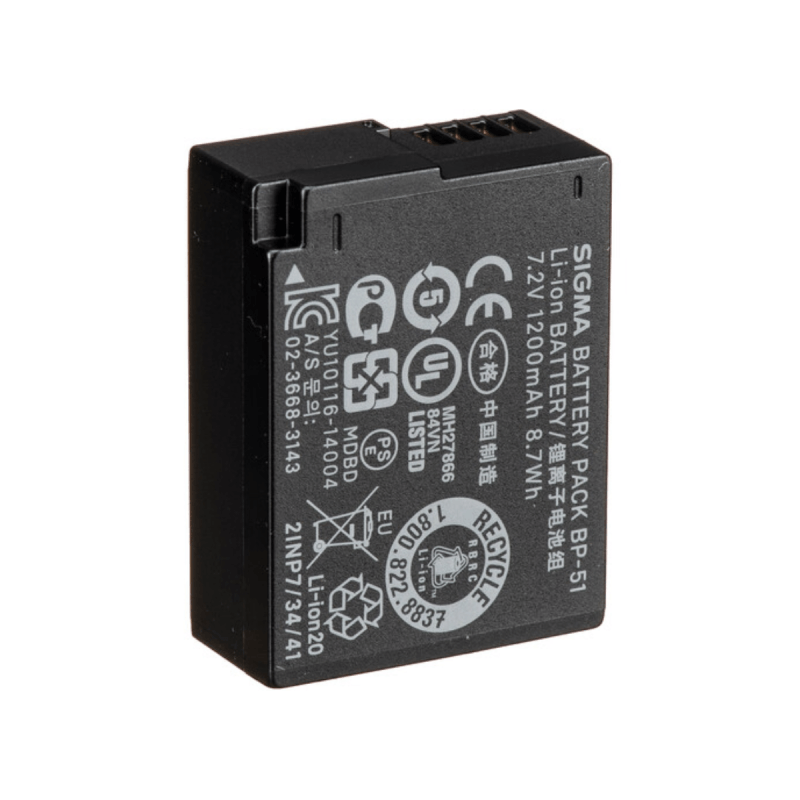 Sigma BP-51 Batterie Li-ion pour fp