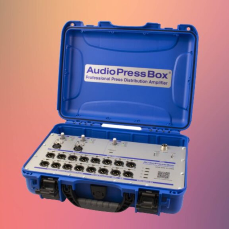 Audiopressbox Package valise boitier de presse avec 32 sorties