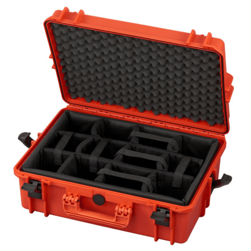 Panaro Valise MAX505HDSTR Mousses à haute densité avec chariot Orange