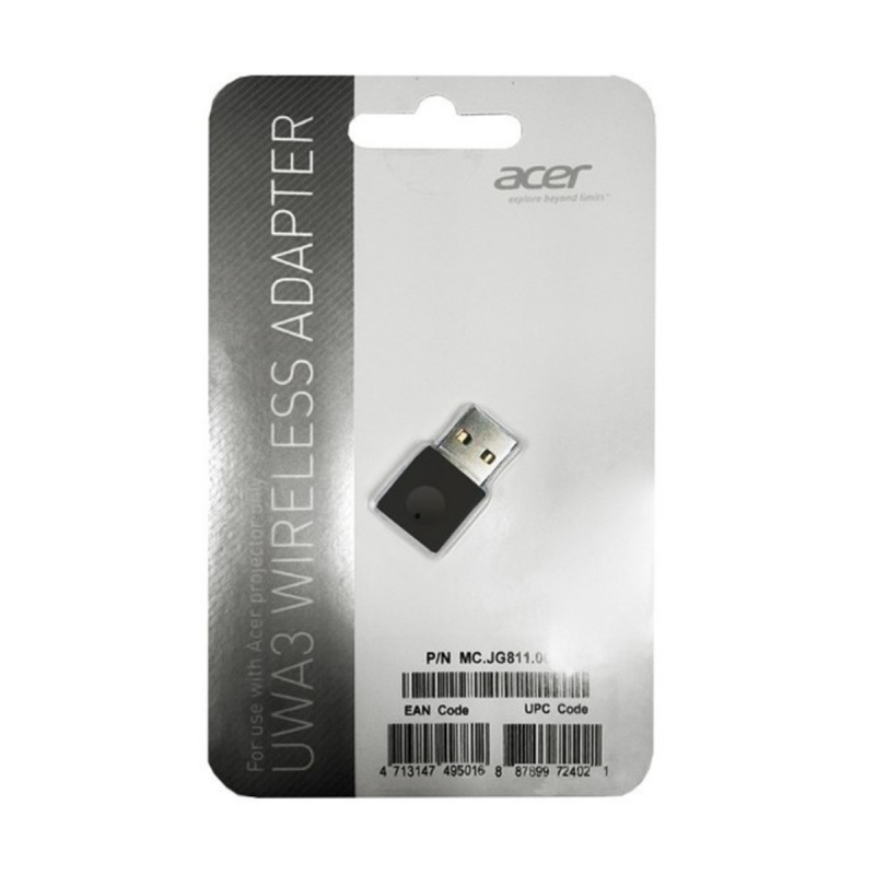 Acer adaptateur sans fil USB  Projection kit UWA3 USB  Wifi Noir