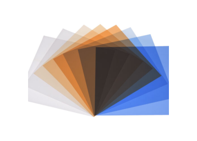 Broncolor 8 filtres de diffusion et de correction de couleur pour L40