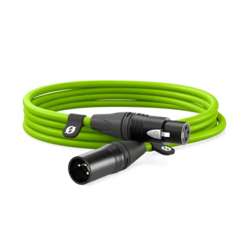 Rode XLR3M-B Câble XLR haut de gamme de 3 mètres - vert