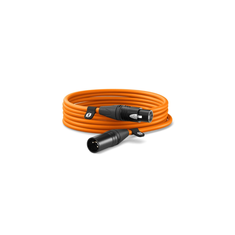 Rode XLR6M-O Câble de qualité XLR mâle/femelle Neutrik 6 m Orange
