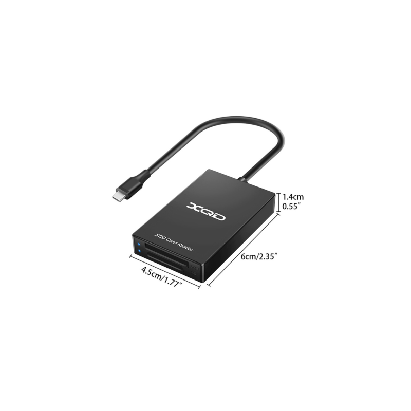 Rocketek -  Lecteur de carte XQD/SD professionnel USB C