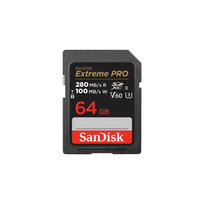 SanDisk SD Extreme Pro 64GB UHS-II 280MB/s V60