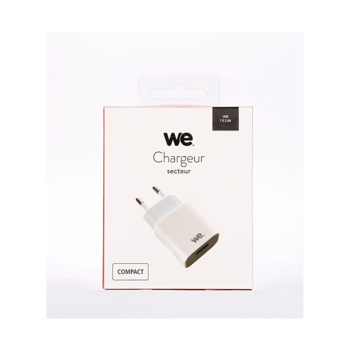 Chargeur Adaptateur Secteur USB 1A Blanc pour Smartphone - Français