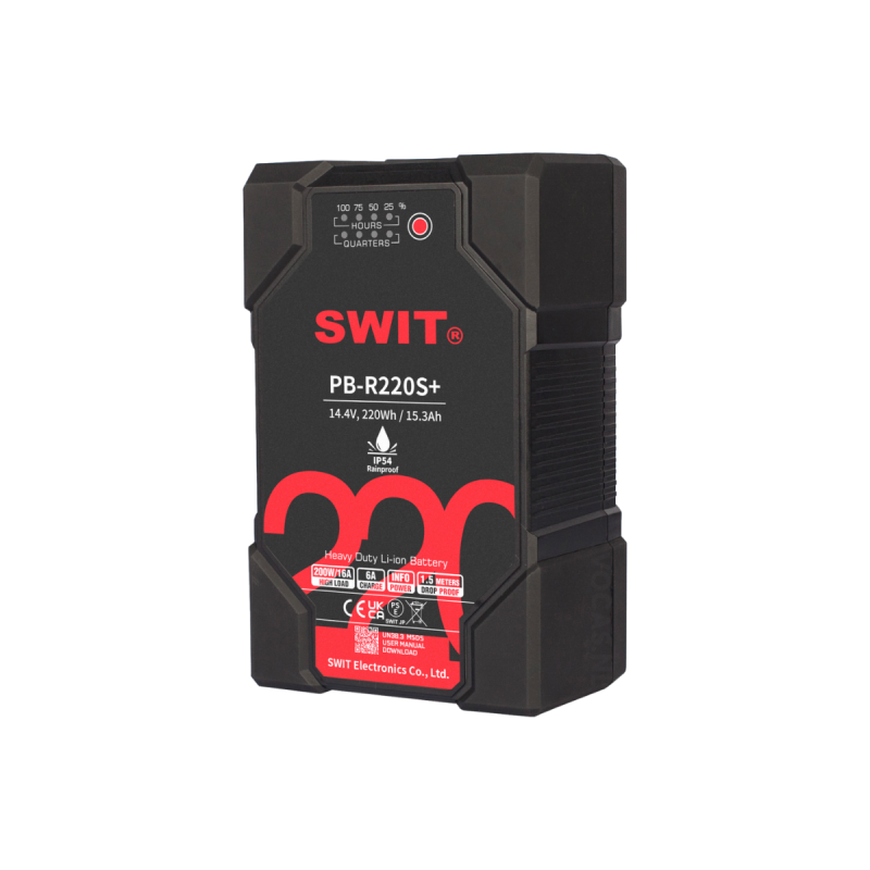 SWIT PB-S290A 290Wh Multi-Sockets Square Cine Battery, Gold-Mount