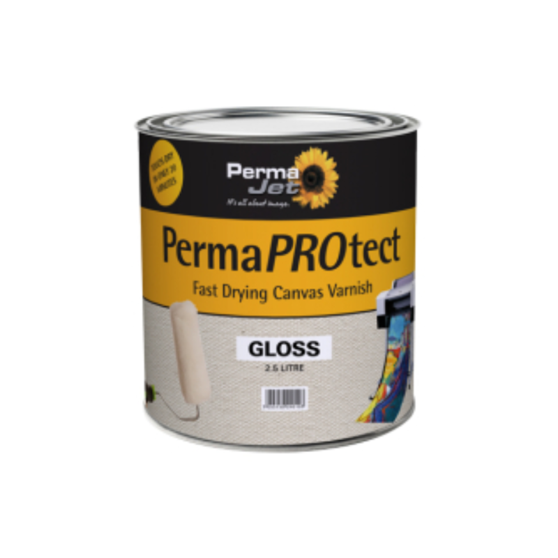 PERMAJET PermaPROtect - Vernis acrylique BRILLANT - Pot 2,0 l