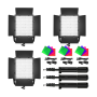 GVM Kit de 3 Panneaux LED Bicolores GVM-LT50S